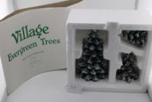 Department 56 Evergreen Trees and Holly Tree