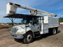 2007 INTERNATIONAL 4300 FORESTRY BUCKET TRUCK W/ HIGH RANGER XT55