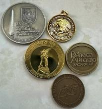 Assorted Commentorative Tokens and Medals