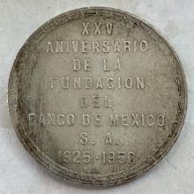 Mexico 25th Anniversary Bank of Mexico Silver Medal