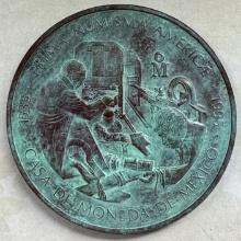 1992 Casa de Moneda de Mexico 460 Year Anniversary Bronze Medal with COA