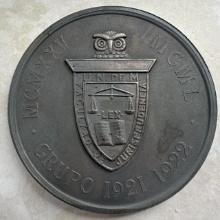 National University of Mexico Faculty of Jurisprudence 1921-1922 Medal