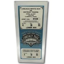 1991 Comiskey Park Opening Day White Sox Vs. Tigers Ticket