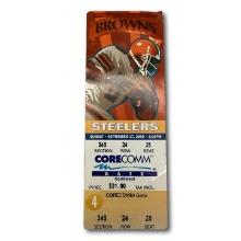 September 17, 2000 Browns Vs. Steelers Full Ticket