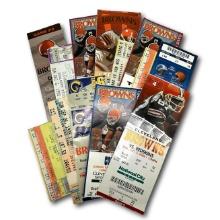 Assorted Cleveland Browns Ticket Stubs 1999-2004