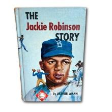 Jackie Robinson Story Book with 50th Anniversary Pin