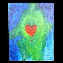 Jim Dine Style Oil on Canvas