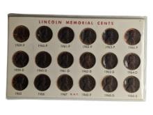 1959-1968 Lincoln Memorial Cents Set