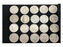 Lot of 20 Eisenhower Dollars