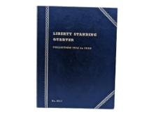 10 Liberty Standing Quarters with  Book 1925-1930