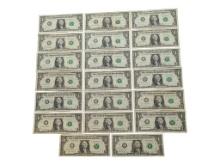 Large Lot of $1 Star Notes