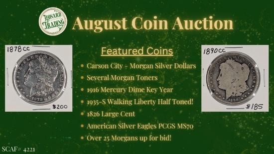 August Coin Auction