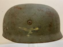 WWII GERMAN PARATROOPER HELMET SHELL