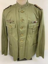 WWII GERMAN NAVY KRIEGSMARINE U-BOAT DOCTOR MEDIC CANVAS UNIFORM TUNIC