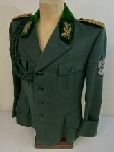 NAZI GERMANY  HIGH RANKING DEUTSCHE JÄGERSCHAFT HUNTING ASSOCIATION UNIFORM TUNIC