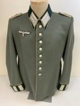 WWII GERMAN NAMED INFANTRY OFFICER DRESS UNIFORM TUNIC WAFFENROCK