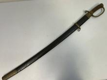 IMPERIAL RUSSIAN M1881 DRAGOON SWORD 19th SIBIRIAN BATTALION MARKED