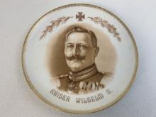 ANTIQUE WWI ERA IMPERIAL GERMAN KAISER WILHELM II PORCELAIN PLATE