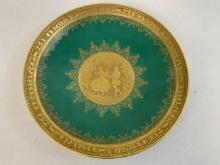 VINTAGE GERMAN ROSENTHAL PORCELAIN LARGE DECORATIVE PLATE