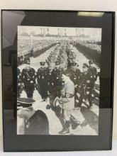 GERMANY THIRD REICH FRAMED ADOLF HITLER PRINT