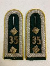 WWII GERMAN ARMY CAVALRY OBERFELDWEBELS SHOULDER BOARDS