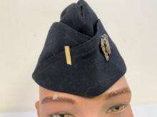 USN US NAVY WWII OFFICERS GARRISON CAP