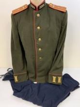 WWII USSR SOVIET RUSSIAN M43 OFFICER DRESS UNIFORM TUNIC AND BRITCHES