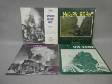Lot 4 Semaphore Records LP Albums Sounds of Trains Railroading