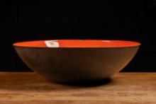 Modern Danish Enameled Centerpiece Bowl by Krenit