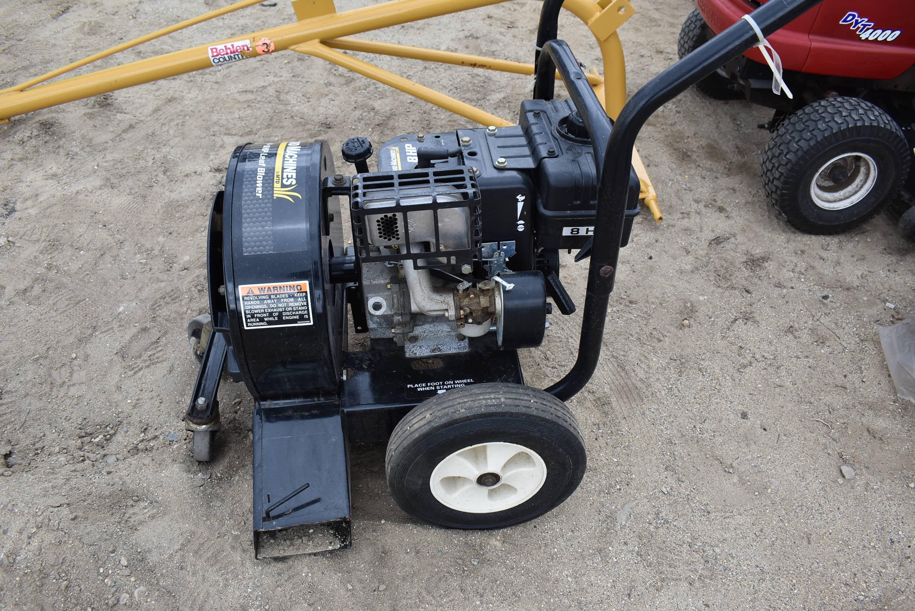 Yard Machines parking lot/leaf blower