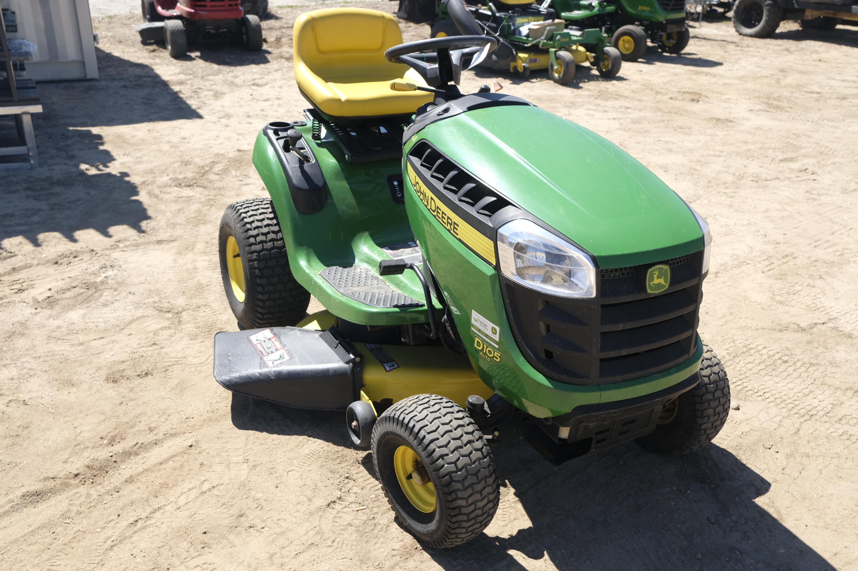 John Deere D105 riding lawn mower