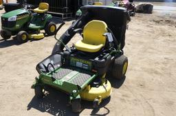 John Deere Z345R zero turn mower with bagger