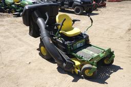 John Deere Z345R zero turn mower with bagger