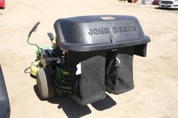 John Deere Z345R zero turn mower with bagger