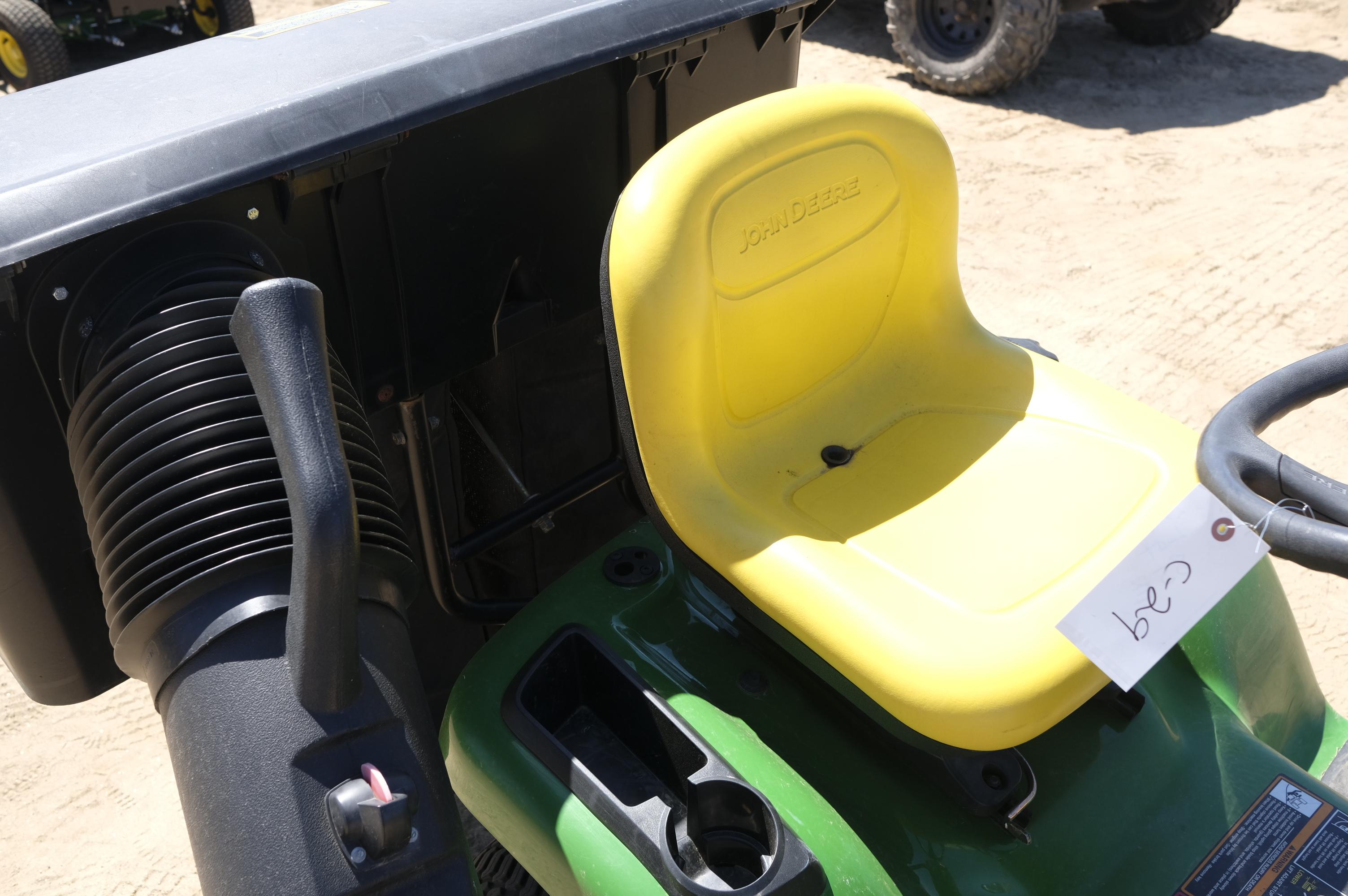 John Deere X300 riding lawn mower