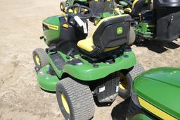 John Deere S220 riding lawn mower, like new