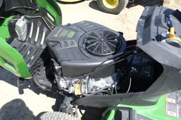 John Deere S220 riding lawn mower, like new