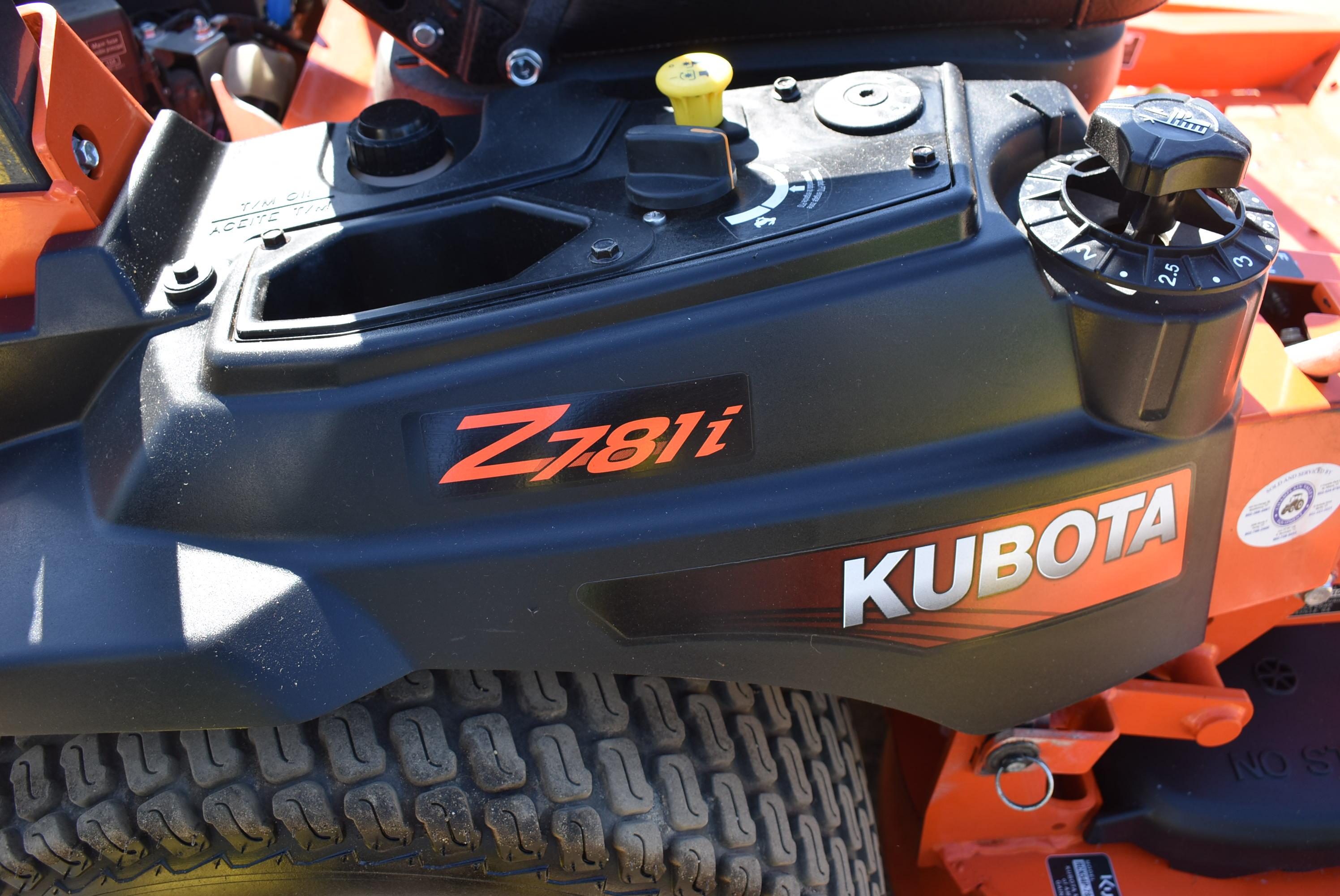 Kubota 781i zero turn mower