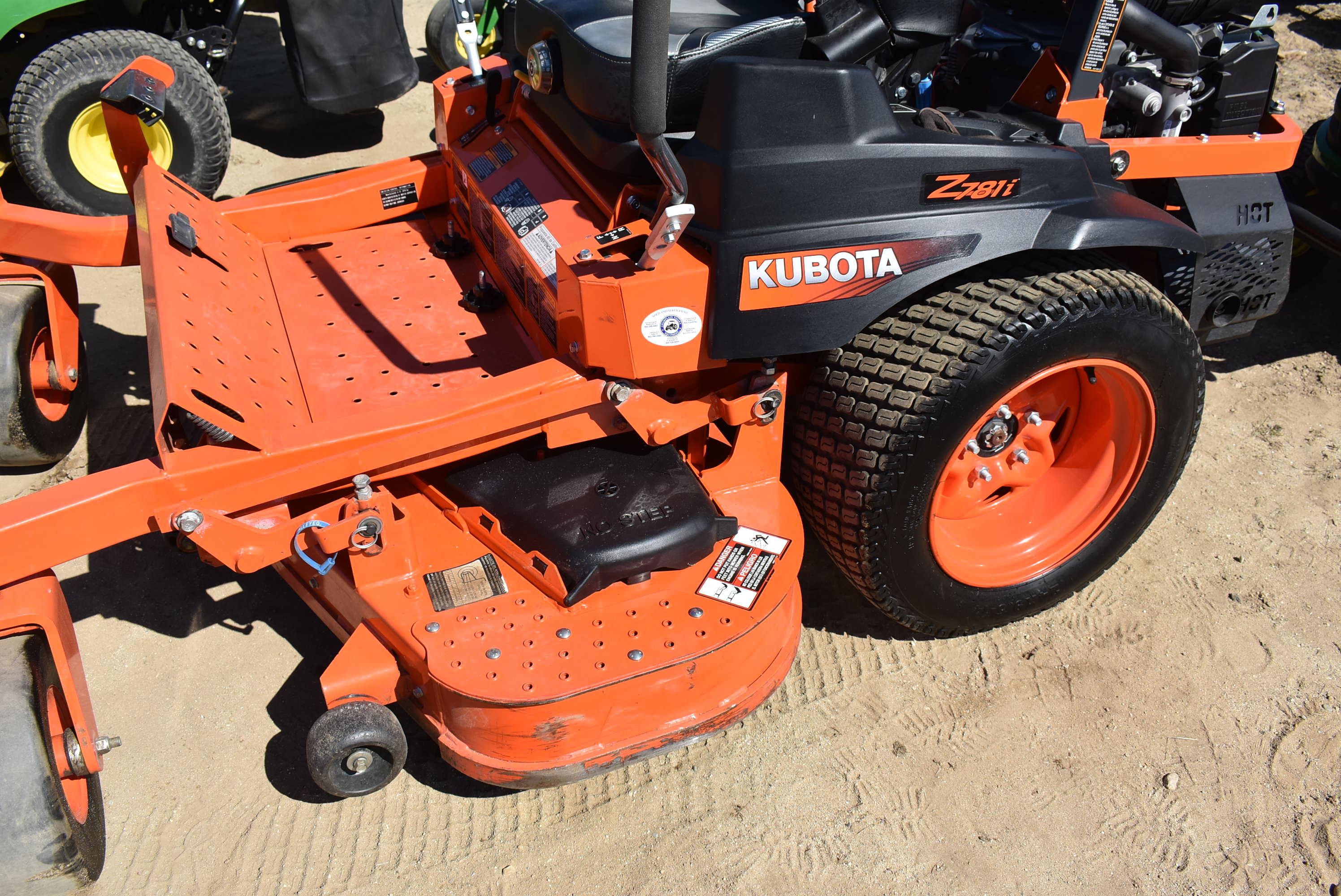 Kubota 781i zero turn mower