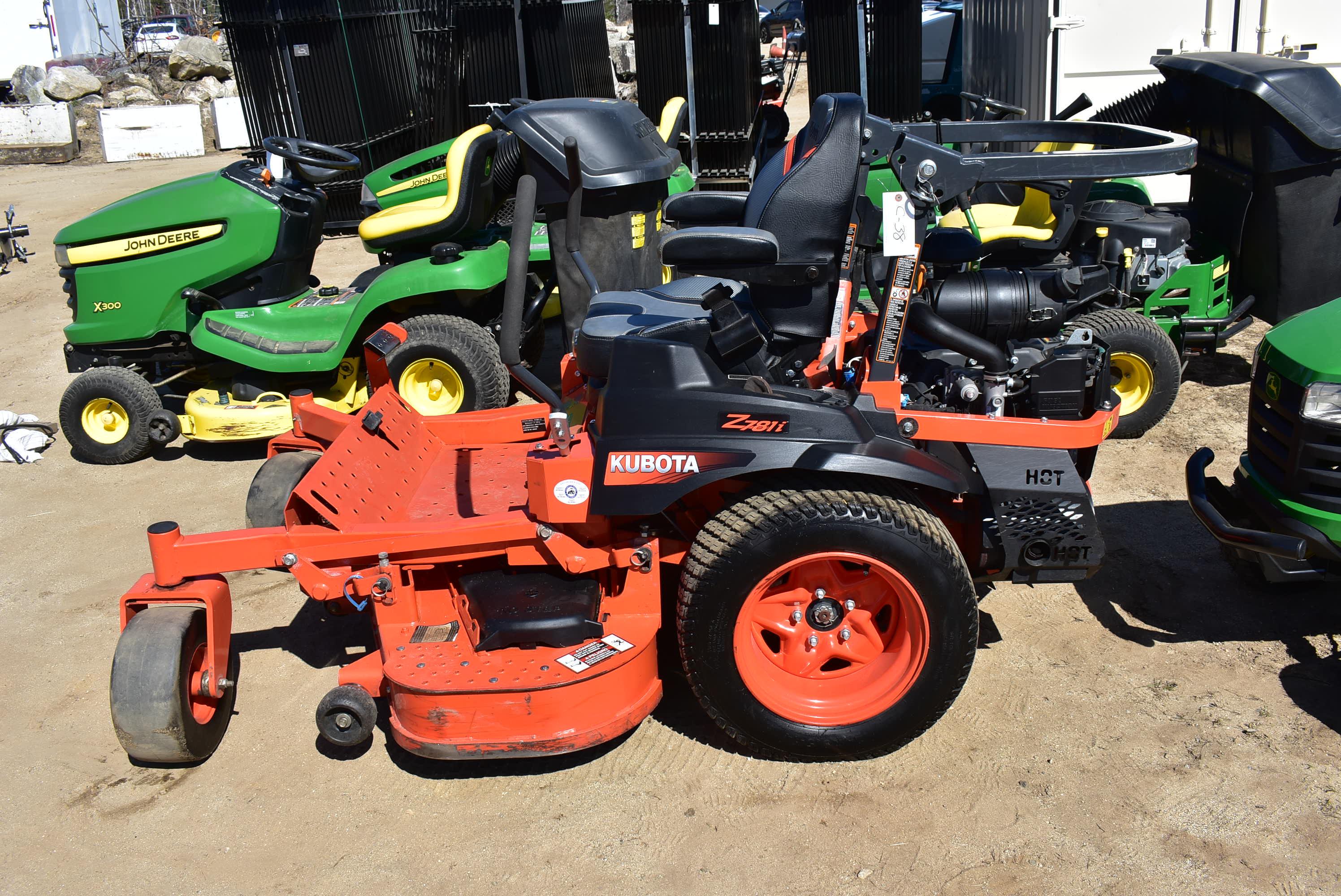 Kubota 781i zero turn mower