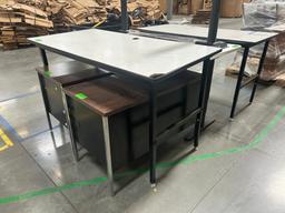Desks, Work Tables And Adjustable Tables