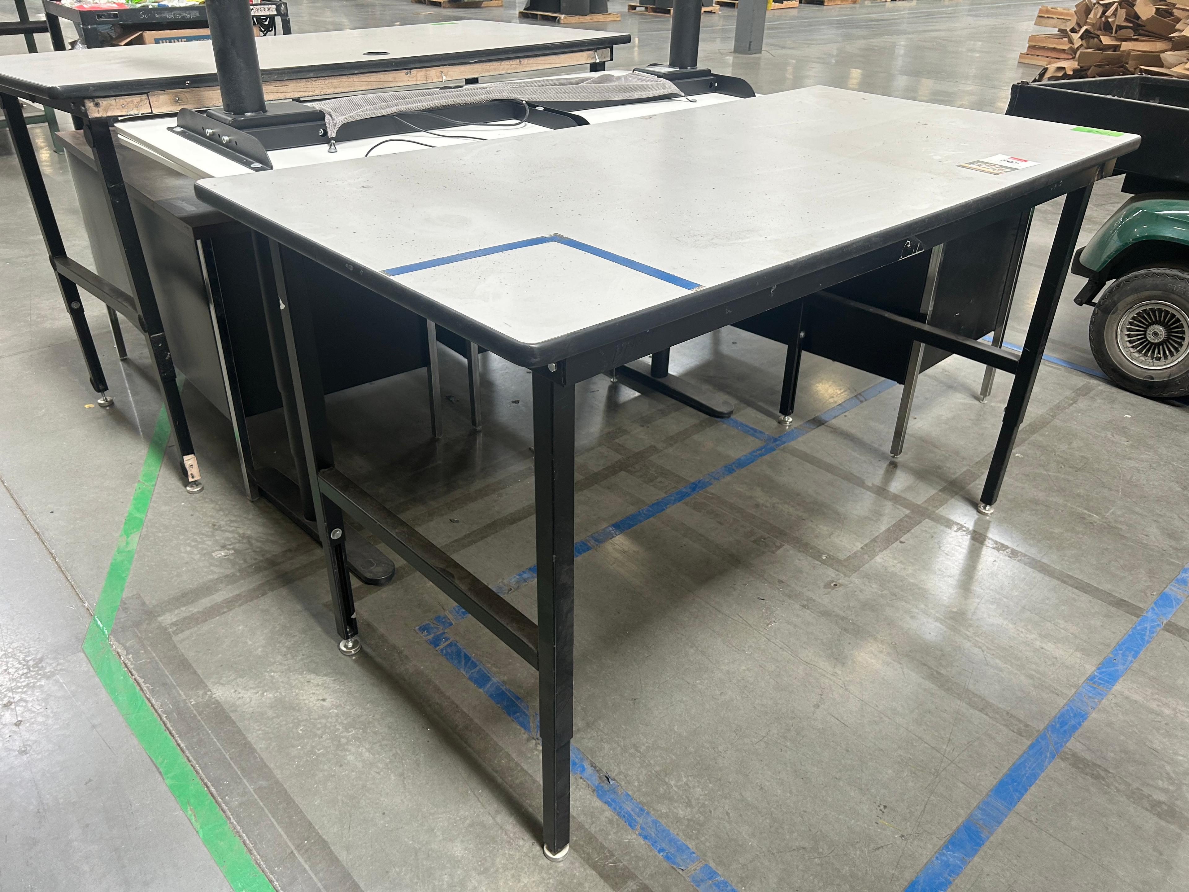 Desks, Work Tables And Adjustable Tables