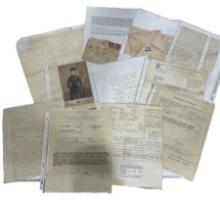 Vintage Envelopes, Letters, Photographs, Documents and Stamps From the 1940s