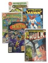 Lot of 5 | Rare Vintage Marvel and DC Comic Book Lot