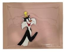 Warner Brothers Studios Animation Cel | Sylvester and Tweety | NO COA