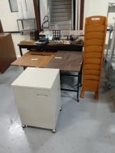 OFFICE DESKS, MOBILE DESKS, MOBILE STORAGE CART AND OFFICE EQUIPMENT