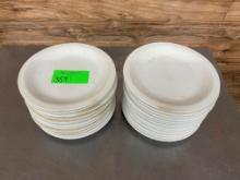 (25) Count White Dining Plates
