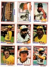 1978 Topps Baseball, Pirates & Philies, 4 Ck. Lists