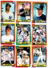 1990,91, 92, 93   NY Yankees Baseball cards.