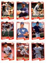 1990, 91, 92, 93, 94, Fleer Baseball cards, NY Yankees